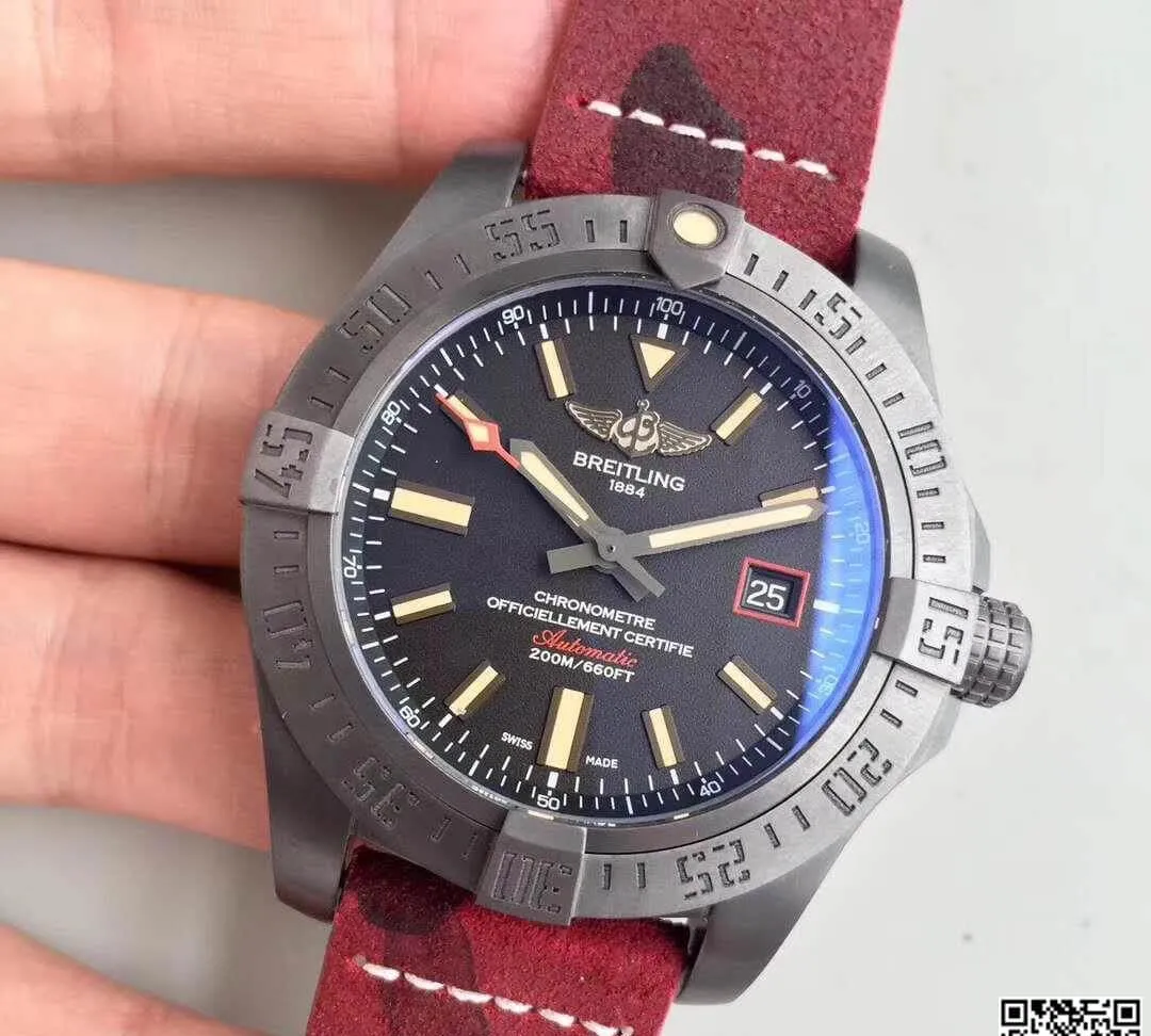 Breitling Avenger V1731110.BD74.109W.M20BASA.1 GF Factory 1:1 Best Edition Replica Watch Swiss ETA2824-2 Brown Strap